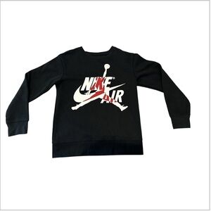 Nike Air Jordan Sweatshirt Youth Medium Black 10-12y Streetwear